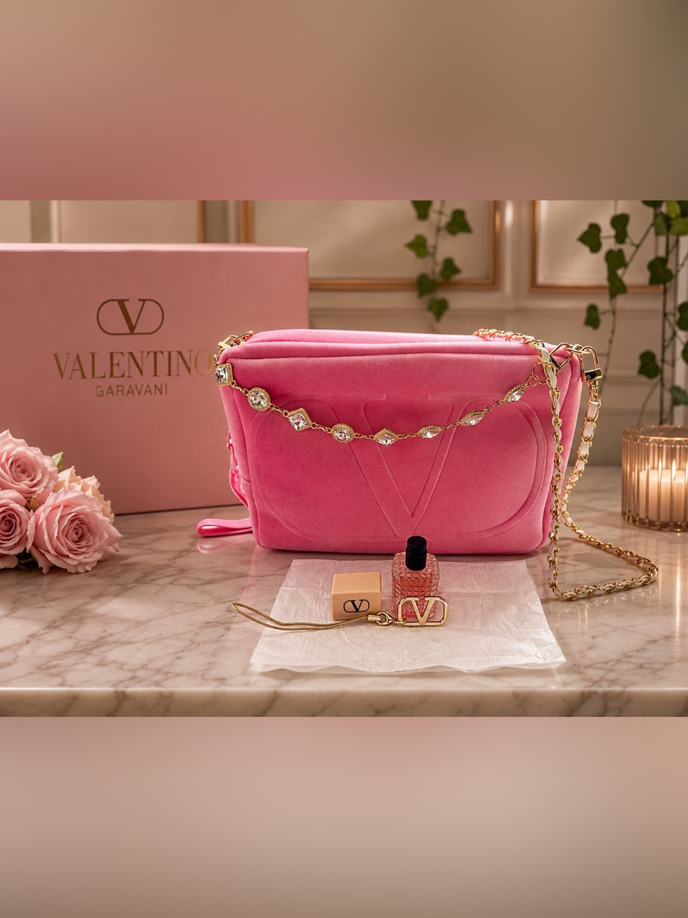 Valentino Pink V Velvet